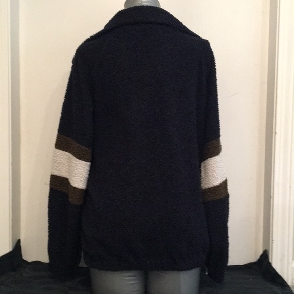Navy Blue Half-Zip Sweater - Picture 6 of 6